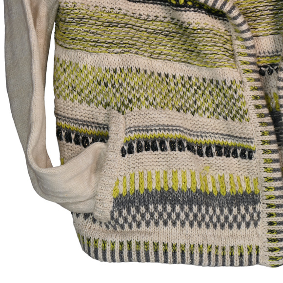 Moth Anthropologie Open Cardigan Sweater Womens Medium Gray Soft Academia Boho - Picture 5 of 9